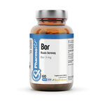 Kyselina boritá (3 mg) bezlepkový výživový doplnok 60 kapsúl - PHARMOVIT (CLEAN LABEL)