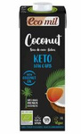 Keto bezlepkový kokosový nápoj s nízkym obsahom sacharidov BIO 1 l - Ecomil