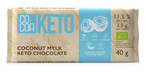 Čokoláda keto kokosová s MCT olejom bez pridaného cukru BIO 40 g – Cocoa