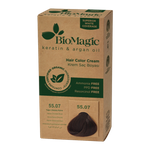 Farba na vlasy tmavá čokoládová hnedá (55.07) 250 g - BioMagic