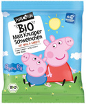 Kukuričné chrumky jablko-mrkva Bio 30 g Świnka Peppa – Pure&Fun