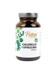 Chlorella + Spirulina Bio výživový doplnok 300 tabliet 120 g (400 mg) – Batom