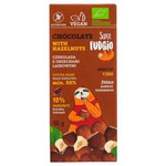Čokoláda s lieskovými orechmi Bio 50 g – Super Fudgio