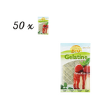SADA 50 x Želatínové listy (12 listov) BIO 20 g