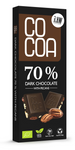 Tmavá čokoláda 70 % s pekanovými orechmi Bio 40 g – Cocoa