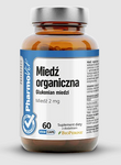 Organická meď (2 mg) bezlepkový doplnok stravy 60 kapsúl - Pharmovit (čistá etiketa)