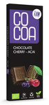 Surová čokoláda višňa - acai Bio 40 g – Cocoa