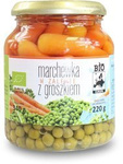 Mrkva v marináde s hráškom v pohári BIO 340 g (220 g)