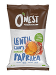 Šošovicové paprikové lupienky bezlepkové bio 40g - O'Nest