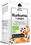 Kurkuma a korenie bio doplnok stravy 60 kapsúl (555 mg) - Dar Natury