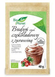 Čokoládový puding s brusnicami Bio 40 g – Bio Planet