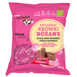 Krowky s ružovou príchuťou bezmliečne bezgluténové Bio 150 g – Super Krówka