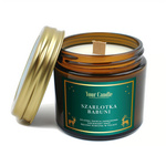 Sójová sviečka s dreveným knôtom Babičkin jablkový koláč 120ml - Your Candle
