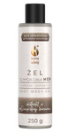 Sprchový gél pre mužov čistiaci a ošetrujúci 250 g (Rašelinová séria) - Terra Zdrój