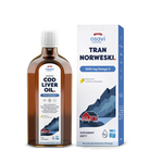 Nórsky omega-3 olej z treščej pečene (1000 mg) s citrónovou príchuťou 250 ml - OSAVI