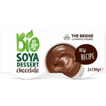 Bezlepkový sójový dezert s príchuťou čokolády bio (2 x 130 g) 260 g - The Bridge