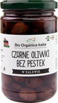 Čierne olivy bez semien v slanom náleve BIO 280 g (160 g) (pohár)