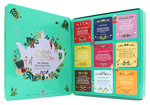 Mega sada Bio čajov a bylinných čajov na každý deň v plechovke The Ultimate 9 príchutí (72 x 1,8 g) 136 g – English Tea Shop