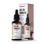 Vitamín D3 kvapky 100 mcg (4000 iu) bezlepkový výživový doplnok 30 ml - Pharmovit