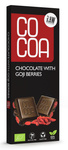 Surová čokoláda s Goji Bio 40 g – Cocoa