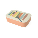 Desiatový box z PLA materiálu s priehradkou pre deti Just Like Music 800 ml – Chic-Mic