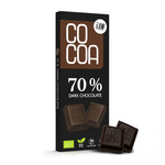 Horká čokoláda 70 % Bio 40 g – Cocoa