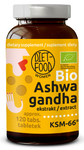Ashwagandha extrakt bio (300 mg) doplnok stravy 120 tabliet - DIET-FOOD