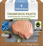 Filety z tuniaka Bonito msc fair trade v BIO extra panenskom olivovom oleji 160 g (120 g) - Followfood