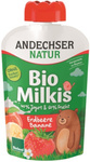 Jogurtový dezert jahoda-banán Bio 100 g – Andechser