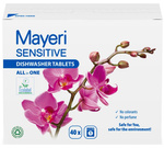 Tablety do umývačky riadu Sensitive All-in-One 40 kusov – Mayeri