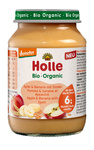 Jablko-banán so špaldou bez pridaného cukru Bio 190 g – Holle