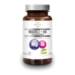 Horčík (citrát horčíka) + vitamín B6 doplnok stravy 120 kapsúl (97,5 mg + 1,4 mg)
