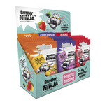 Zestav Bunny Ninja rolky mix 3x6 ks 6x jablko/malina/čierna ríbezľa 6x jablko/jahoda/banán 6x jablko/mango - Bunny Ninja