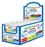 Lízanka gulička s príchuťou čerešňa - čučoriedka na koncentráciu, bez cukru, bez lepku, výživový doplnok 6 g - Mniam Mniam Starpharma – Denti - Pop