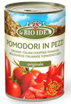 Nakrájané paradajky bez kože (plechovka) BIO 400 g