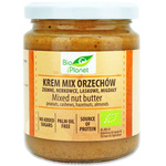 Zmiešaný orechový krém (4 orechy) bio 250 g - Bio Planet