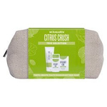 Sada bergamotovo-limetková s kozmetickou taštičkou: dezodorant 58 ml, zubná pasta 100 ml, mydlo 142 g – Schmidts