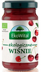 Višňové pyré bez pridaného cukru Bio 250 g – Ekowital