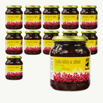 SADA 12 x Fazuľa v slanom náleve v pohári BIO 360 g (240 g)