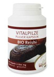 Reishi huby (lakovka) bio (620 mg) doplnok stravy 100 kapsúl - Pilze Wohlrab