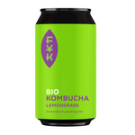 Kombucha čierny čaj s citrónovou trávou bezgluténová Bio 330 ml – Forever Young Kombucha