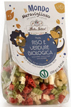 Bezlepkové dinosaurie cestoviny (ryžové trojfarebné) pre deti BIO 250 g - Pasta Natura