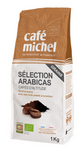 Zrnková káva Arabica 100% výberová fair trade bio 1 kg - CAFE MICHEL