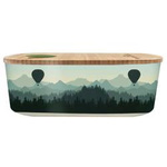 PLA plastový obedár s priehradkou Air Balloon Valley 800 ml - Chic-Mic