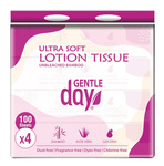 Vlhčené bambusové obrúsky s aloe a glycerínom (4 x 100 ks) 400 ks – Gentle Day