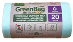 Vrecia na organický a zmesový odpad (kompostovateľné a biologicky rozložiteľné) 6 l 20 ks - FROGGY (GREENBAG)