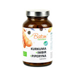 Kurkuma + zázvor + piperín Bio výživový doplnok 240 tabliet 120 g – Batom