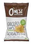 Cícerové lupienky s morskou soľou a čiernym korením bez lepku bio 75g - O'Nest
