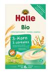 Celozrnná kaša z 3 obilnín bez pridaného cukru bezgluténová od 6. mesiaca Bio 250 g – Holle