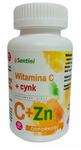 Vitamín C + zinok - doplnok stravy 60 tabliet - Santini